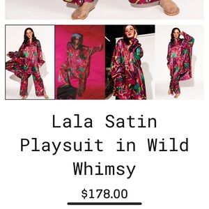 Sold ✨Dresses in LALA satin set New with tags